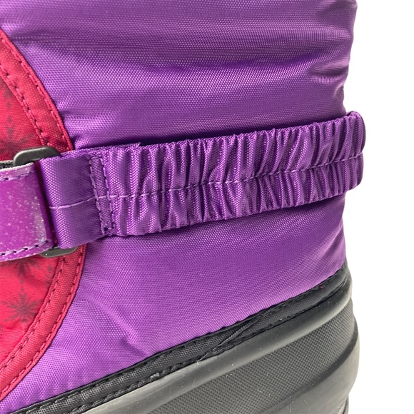 Disney Sorel  rain boots Waterproof Little Youth Flurry Frozen 2 PURPLE, - Picture 11 of 13